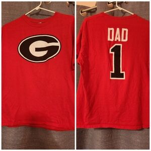 Medium UGA bulldogs dad T-shirt fanatics